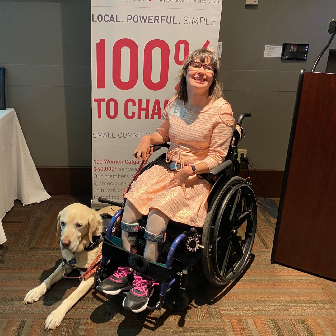 speaker at 100 women who care calgary